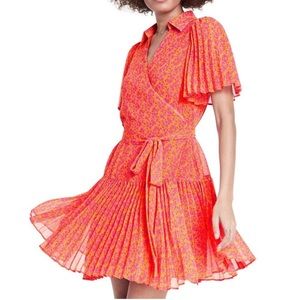 ALEXIS Pink and Orange Dress